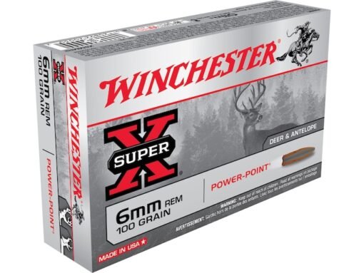 WINCHESTER SUPER-X AMMUNITION 6MM REMINGTON