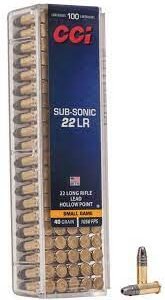 22LR Subsonic Ammo